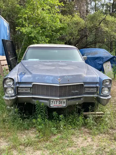Barn find , 1968 Cadillac coupe de ville , runs n drives , is a project but comes with another 1968...