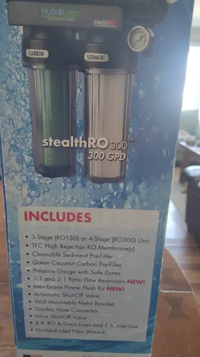For sale a stealth RO 150 gallon per day system. Only used a few times, no longer need. Retails for...