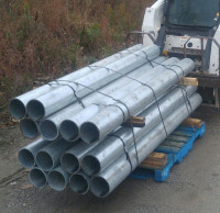 Galvanized steel bollard metal pipe heavy duty schedule 40 posts