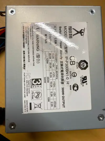 Used 300W PSU due to small form PC for sale, View more