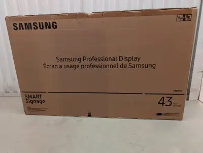 UNOPENED.  43" Samsung Digital Display NEW IN BOX., View more