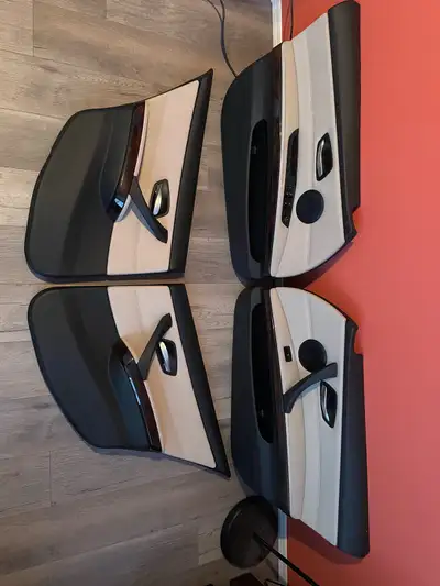 BMW e90 All 4 interior door panels for bmw e90 sedan. Came out my 2010 335xi I do have the front spo...