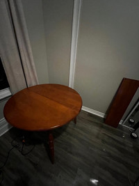 Wood table **price negotiable**