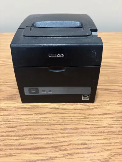 This is a used Citizen TZ30-M01 Thermal POS Receipt Printer in good working condition. It efficientl...