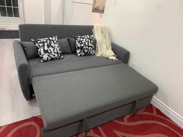 Grey Sofa Bed in Couches & Futons in Downtown-West End