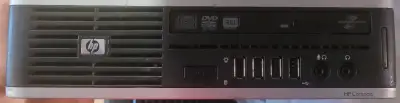 HP Compaq computer tower. Electronic. CPU. PC., View more