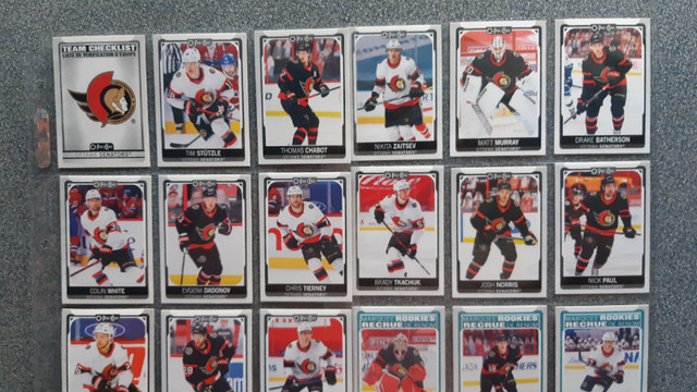2021-22 O-PEE-CHEE Ottawa Senators Complete team with Rookies dans Art et objets de collection  à Lévis