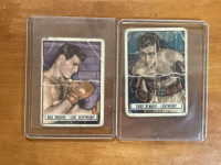 1951 Boxers NICK BARRONE card #90 & PADDY DE MARCO card #94 !