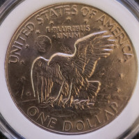 One US U.S. dollar 1978 huge 1 D Eisenhower usa coin money