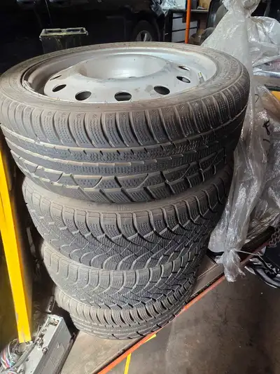 I am selling set of tires 215/45R17 with rims. These tires have seen some action but are still in go...
