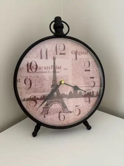 Eiffel Tower Table Clock, View more