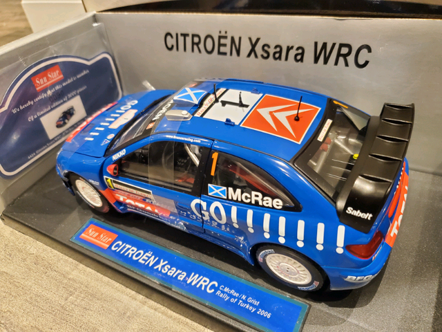 Sunstar 4424 - Citroën Xsara WRC Kronos - McRae 1er Turquie 2006 - 1/18