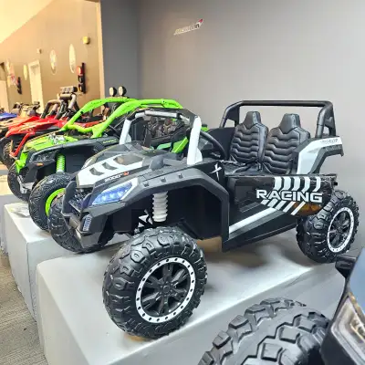 Luxury Ride-On Cars for Kids – Leather Seats, Rubber Wheels, View more