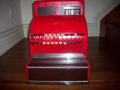 Antique National Cash Register. Bar Item, Man Cave, Movie Prop, Restaurant piece.