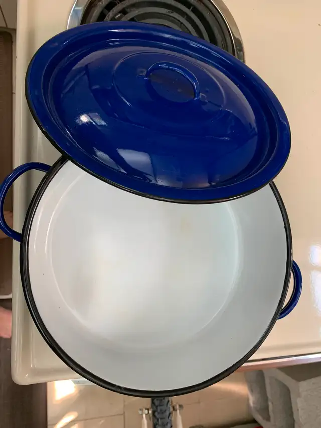 Enamel Pot -10"W x 4"H62863729966593121