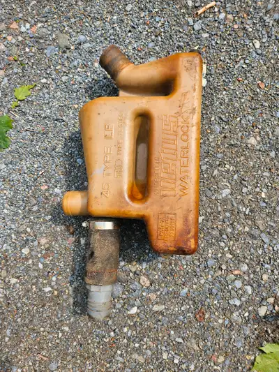 This is a Vetus wet muffler for a wet exhaust. Part 45 Type LP with 45 MM (1 3/4 ") Connections. Com...
