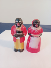 Vintage small aunt jemima salt and pepper Shakers