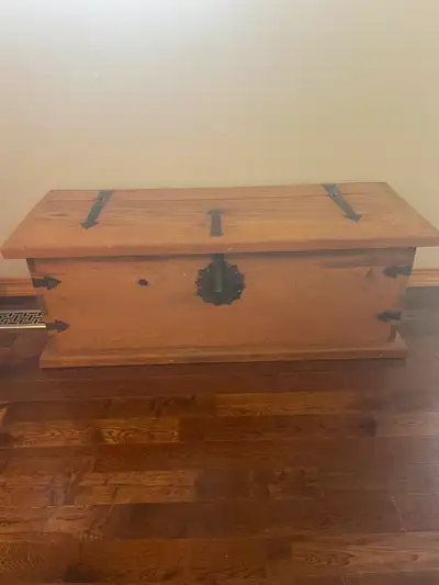 SOLID WOOD PINE CHEST $95, View more