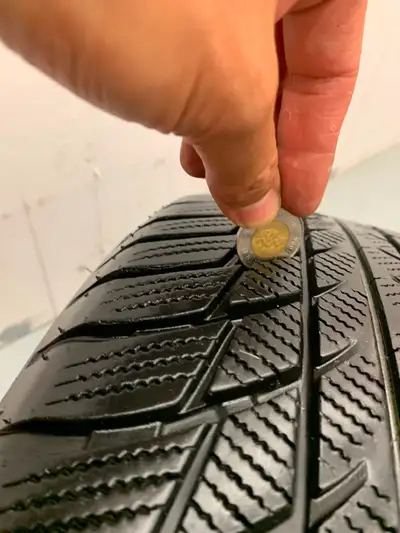 set of four Bridgestone Blizzak LM001 tires available. They are high profile RSC Run Flat (RFT) tire...