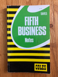 COLES NOTES: FIFTH BUSINESS