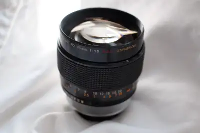 Canon FD 85mm f/1.2 S.S.C Aspherical, View more