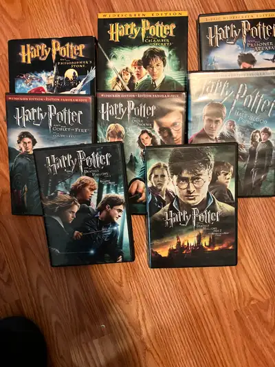 Set of 8 Harry Potter DVDs, View more