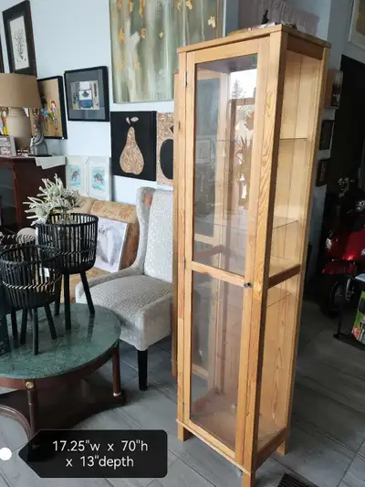 Oak Display Cabinet, View more