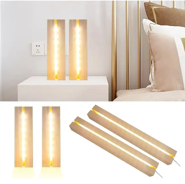 New Wooden LED Light Display Base 2 Pieces  in Home Décor & Accents in Oshawa / Durham Region - Image 4