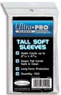 ULTRA PRO .... CARD SLEEVES .... TALL BOY .... package of 100