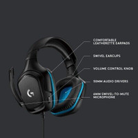 NEW Logitech Black G432 Gaming Headset with Microphone on SALE!