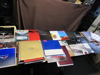 Chevrolet CORVETTE Sales Brochure Collection Covers 1975 to 2015 Only missing 1987 and 2000 model ye...