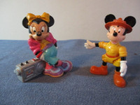 RARE 1987 BULLY MICKEY MOUSE FIGURE-GERMANY+1998 MICKEY MOUSE!