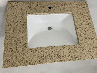 -31" quartz bathroom vanity -Only use for showroom display -Doesn't come with backsplash or sidespla...