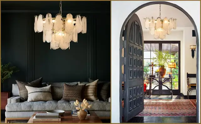 save $400: new Dughkugh  Gold Multi-Tier Cloud Glass Chandelier in Indoor Lighting & Fans in Mississauga / Peel Region - Image 2