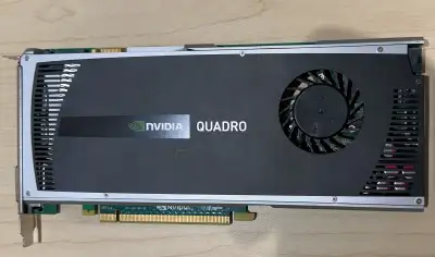 Nvidia Quadro 4000 2Gb GDDR5 RAM Tested and in excellent condition. Spec shere: https://www.techpowe...