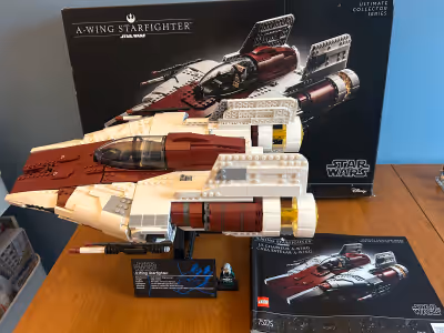 Lego Star Wars UCS « A-Wing Starfighter » set #75275 - Complete with minifigigures, box and instruct...