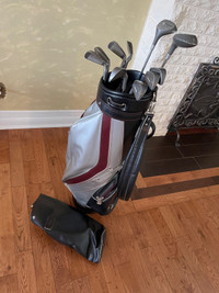 Man’s Left Hand Golf set with Golf Bag