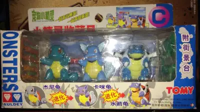 Pokemon TOMY Monster Collection Squirtle Wartortle Blastoise, View more