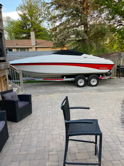 Turn key ready for the water . Comes with 2015 trailer like new . New up graded load range D tires....