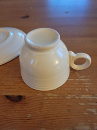 Fiestaware teacup and saucer