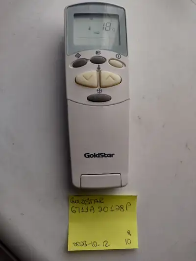 Télécommande Goldstar 6711A20128P/AKB74375404 A/C remote control, View more