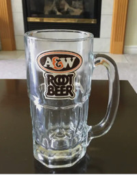 Collectible Large Vintage A&W Root Beer Glass Mug