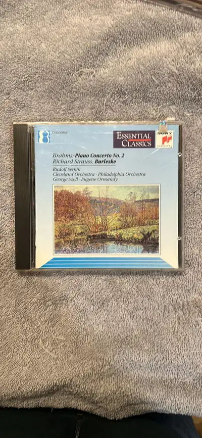CD Brahms Piano Concerto 2, Strauss Burlesque , View more