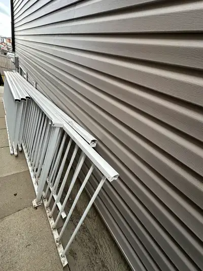 White Aluminum Deck Railing (Around 85 Feet Total), View more