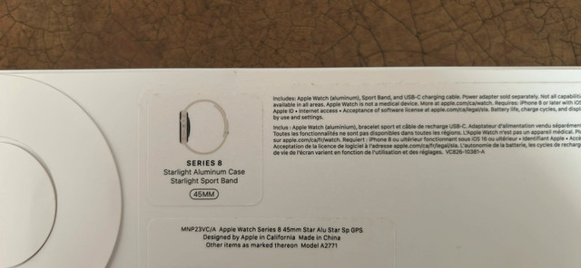 Apple Watch Series 8 45mm Brand New in General Electronics in Bedford - Image 2