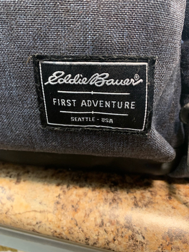 Eddie Bauer First Adventure Baby Diaper Bag Backpack Gray Blue  in Multi-item in St. Catharines - Image 2