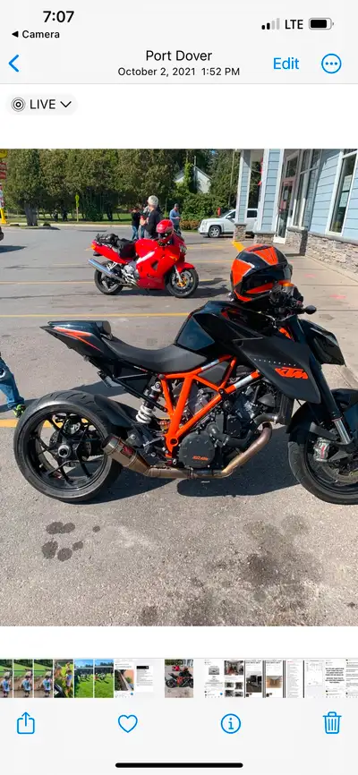 Vary clean no problems had 15000 service done at Clair’s cycle a ktm dealer Lots of accessories also...