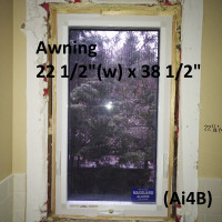 Window Set - From A House, Vinyl, Off White, Awning (b)