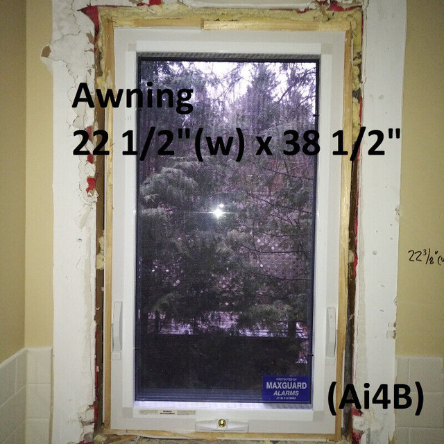 Window Set - From A House, Vinyl, Off White, Awning (b) in Windows, Doors & Trim in Markham / York Region
