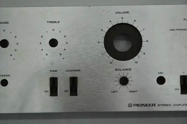 FACEPLATE: Pioneer Stereo Amplifier (Model: SA-6500) in Stereo Systems & Home Theatre in Calgary - Image 4